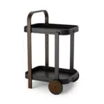 Umbra Bellwood Servierwagen mit 2 Etagen und herausnehmbaren Tabletts