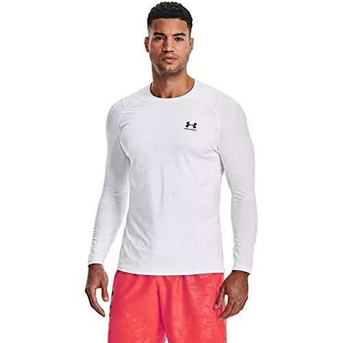 Under Armour Herren HeatGear Comp T Shirt Langarm Baselayer Carbon Heidekraut M