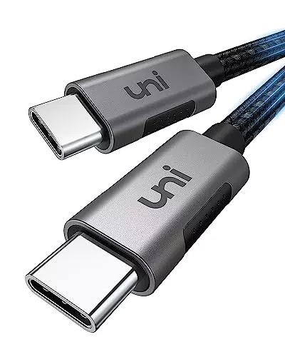 USB-C Ladekabel 100W PD, 3m Geflochtenes Nylonkabel für iPhone, iPad, Macbook, Surface, Galaxy, Mate und mehr