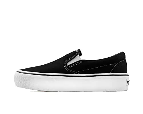 Vans Damen Classic Slip-on Platform Sneaker - Schwarz