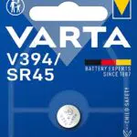 VARTA Knopfzelle V394/SR45 für elektronische Kleingeräte - Uhren, Autoschlüssel, Fernbedienungen
