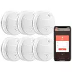 Homematic WLAN-Rauchmelder mit austauschbarer Batterie und App - Für Schlafzimmer und Werkstattküche