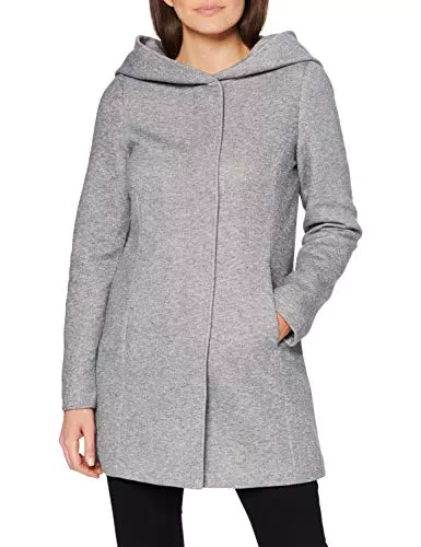VERO MODA Damen VMVERODONA LS Jacket NOOS 10202688, Light Grey Melange