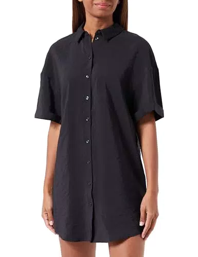 VERO MODA Women's VMQUEENY S/S Short Shirt Dress WVN GA Kleid