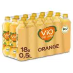 ViO BiO Limo Orange - Vegane Bio-Limonade mit fruchtigem Orangen-Geschmack, 20 % Saftanteil in recycelbaren Flaschen
