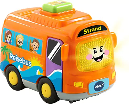 VTech Tut Tut Baby Flitzer Reisebus mit Musik und Licht - Spielzeugauto für Kinder 1-5 Jahre