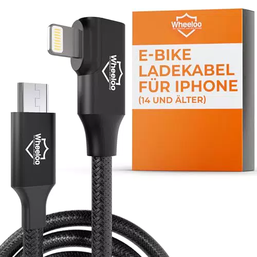 Wheeloo Ebike Ladekabel für iPhone I für Bosch Intuvia