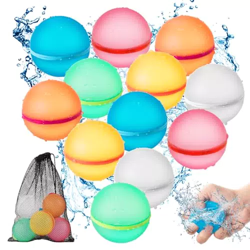 Wasserbomben aus Silikon für Wasserschlachten - Selbstschließend & Wiederverwendbar