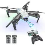 Drohne mit Kamera 1080p HD, WiFi FPV für Anfänger - RC Quadcopter mit 2 Batterien