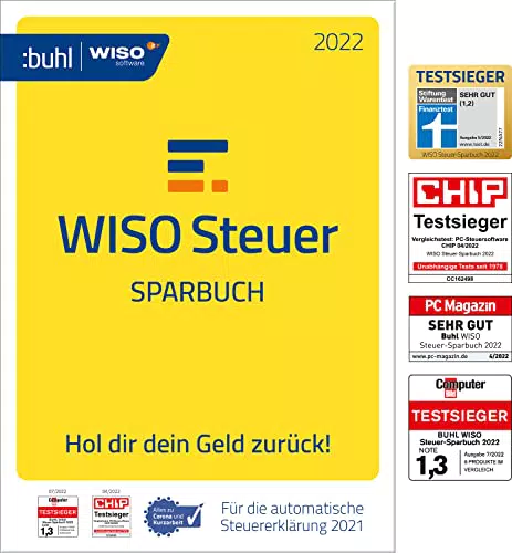 WISO Steuer-Sparbuch 2022 - PC Aktivierungscode per E-Mail