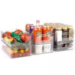 Kühlschrank Organizer - Stapelbare Aufbewahrungsbox für Küche, Kühlschrank & Schrank