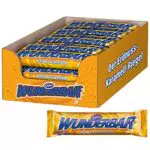 WUNDERBAR Erdnuss-Karamell-Riegel mit knackigen Erdnusstückchen