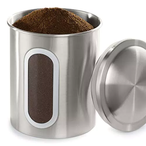 Aufbewahrungsbox für Küche und Kaffee - Luftdicht und transparentes Sichtfenster