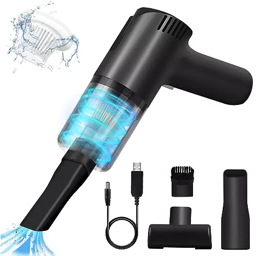 Handstaubsauger Yeegnar 6500PA - Kabelloser Mini Staubsauger 120W - Wiederaufladbar & Tragbar - Für Auto, Haus, Computer & Tierhaare
