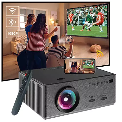 Mini WiFi Beamer für Heimkino: Full HD Bluetooth-Projektor