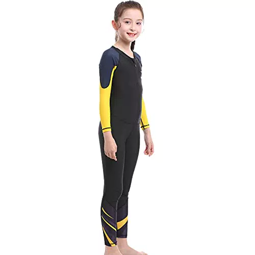 Kinder Badeanzug Ganzkörper Sunsuit von ZCCO - Ideal zum Schwimmen und Surfen
