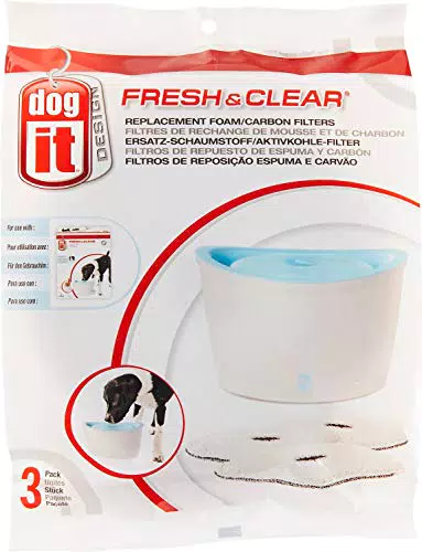 Ersatzreinigungsfilter für H2EAU Trinkbrunnen - Zeus, 3er Pack