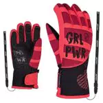 Ziener Mädchen LIWA Ski-Handschuhe | Wasserdicht & Primaloft | Modisch & Funktional
