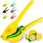 Metall Zitruspresse 2-in-1 von Zulay - Handpresse für Zitronen und Limetten