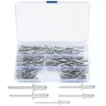 Aluminium Blindnieten Set für Blindnietzangen - Sortiment M3.2/M4/M4.8 * 10-14mm