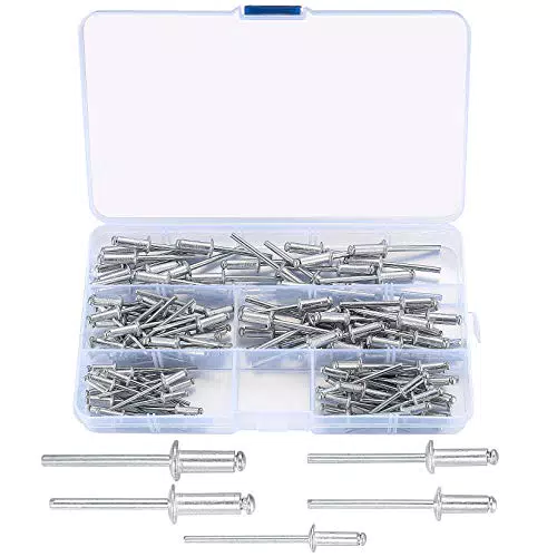 Aluminium Blindnieten Set für Blindnietzangen - Sortiment M3.2/M4/M4.8 * 10-14mm