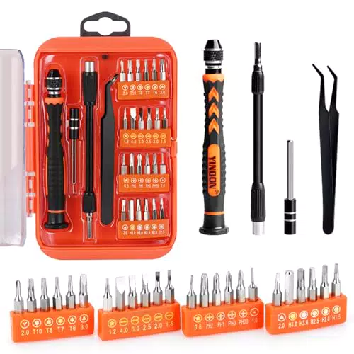 Feinmechaniker Schraubendreher Set für Switch, PS4, Laptop, Xbox, Brillen, Uhren - Mini Werkzeug Kit mit Torx T6 T7 T8 T10 uvm.