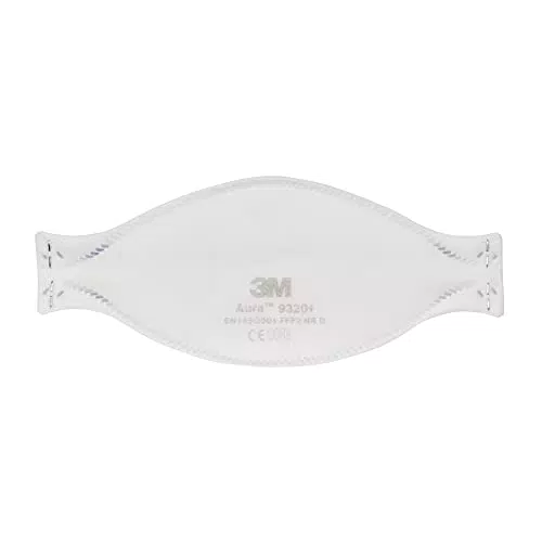 3M Aura 9320+ FFP2 Atemschutzmaske - Komfortable Partikelschutzmaske mit optimaler Gesichtsanpassung