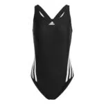 adidas Damen Badeanzug mit 3 Streifen