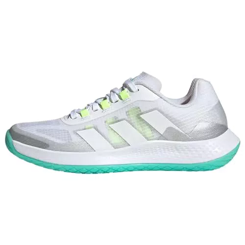 Adidas Damen Forcebounce 2.0 Volleyball Schuhe Sneakers - Weiß/Silber