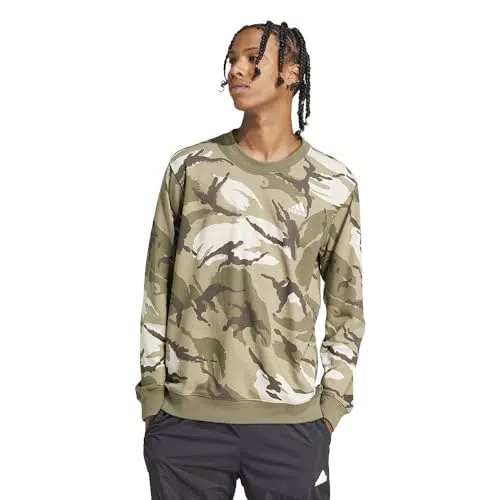 Adidas Herren Sweatshirt mit Camouflage-Muster.