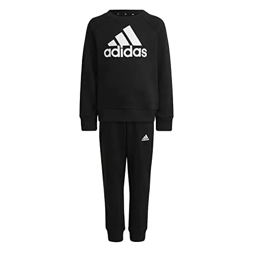 Adidas Baby Jogger Lk Bos Jog Ft - Schwarzes/Weißes Oberteil und Unterteil - Modell HG4464