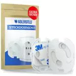 Adlersfeld® Steckdosenschutz mit Drehmechanismus - Kindersicherung 3M Klebefolie