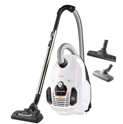 AEG VX7-2-IW-S Staubsauger mit 360° drehbaren Softrädern und waschbarem Filter