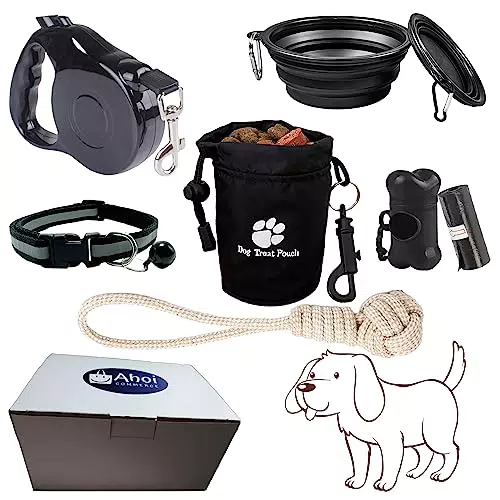 Hundezubehör Set für kleine und mittelgroße Hunde – Ideal für Gassi & Reisen