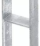 H-Pfostenträger feuerverzinkt | Breite 116 mm | Höhe 600 mm | Stärke 5 mm