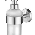 Seifenspender AMARE, Silber, rund