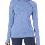 Amazon Essentials Damen Popover-Hoodie aus Angerautem Tech-Stretch