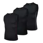 AMZSPORT Herren Kompressions-Tanktop Ärmellos - Funktionsshirt Baselayer Unterhemd