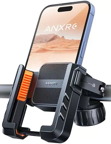 Handyhalterung Fahrrad & Motorrad - Universal 360° Drehbarer Smartphone Halter für iPhone & Android