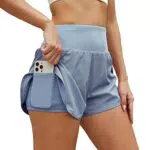 Damen Sport Shorts 2-in-1 für Laufen und Fitness - Elastisch und Schnelltrocknend
