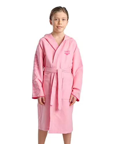 Arena Zeal Plus Junior Bademantel aus Mikrofaser mit Kapuze und Taschen