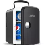 AstroAI 2 in 1 Mini Kühlschrank, 4 Liter Fridge mit Kühl- und Heizfunktion 12 Volt am Zigarettenanzünder und 220 Volt Steckdose für Autos