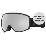 Atomic Count Stereo Skibrille mit Live Fit Rahmen - Schwarz - Hochwertige Verspiegelung