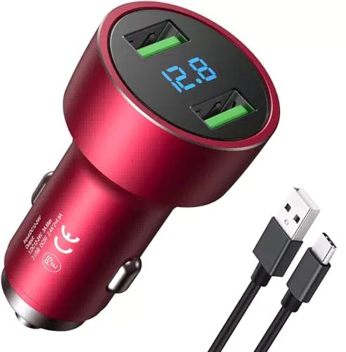 Auto Ladegerät mit 2 USB Anschlüssen für iPhone und mehr