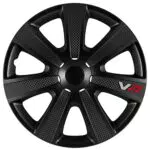 Satz Radzierblenden VR 16-Zoll Schwarz/Karbon-Look - Auto-Style