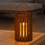 LED Kerzen Flackernde Flamme für Schlafzimmer und Garten - Kabellose Tischlampe
