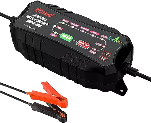 KFZ Batterieladegerät 12V, Vollautomatisches Intelligentes Ladegerät - Auto Motorrad.