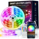 Beaeet LED Streifen 10m mit Fernbedienung und App für Zimmer, Küche, Party
