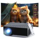 Beamer 4K mit 5G WiFi und Bluetooth für Heimkino - Max. 300 Bildgröße - Kompatibel mit iOS/Android/Laptop/HDMI/USB/X-Box