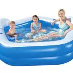 Bestway Family Pool Fun - Aufblasbares Planschbecken 213 x 206 cm